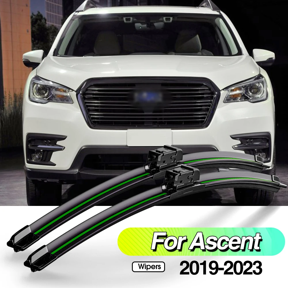 

For Subaru Ascent 2019-2023 2pcs Front Windshield Wiper Blades Windscreen Window Accessories 2020 2021 2022