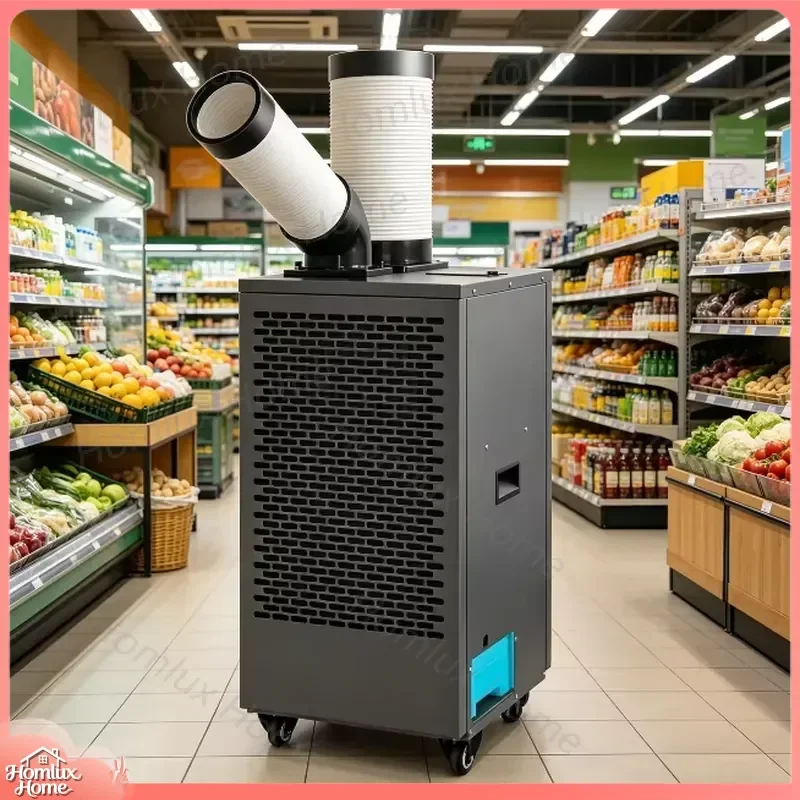 8500 BTU Commercial Portable Air Conditioner for Server Rooms Computer Rooms Data Centers Swimming Pools Offices Warehouses