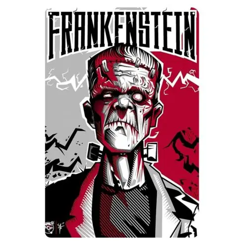 Frankenstein Movie Metal Poster Tin Sign 20x30cm Plaque