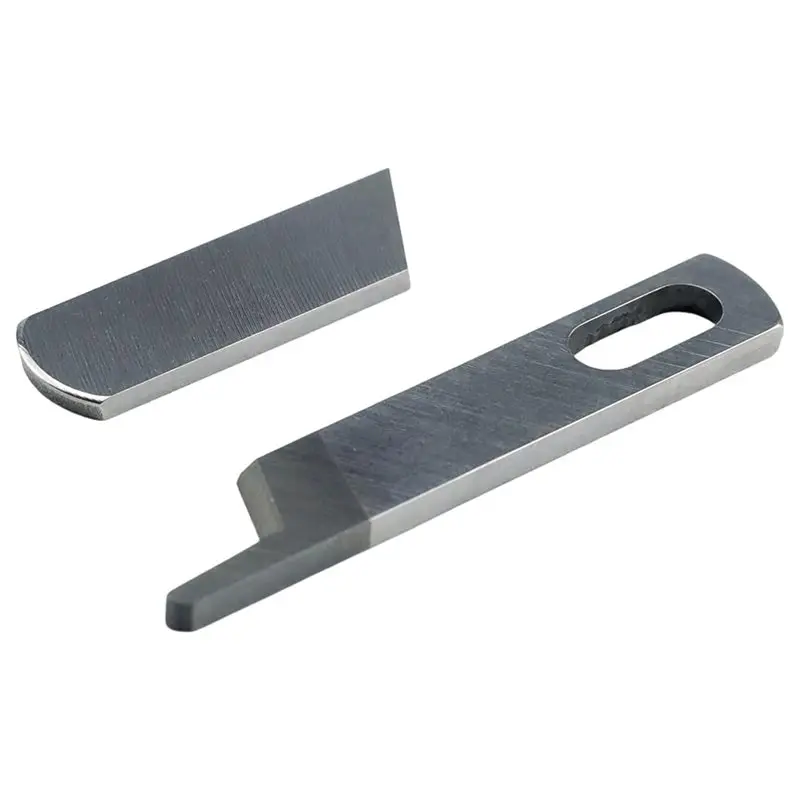 412585 412749 Upper + Lower Blade Fit Singer 14U Series, PFAFF 756, Babylock BL202, BL302 Serger Sewing Machine Knife