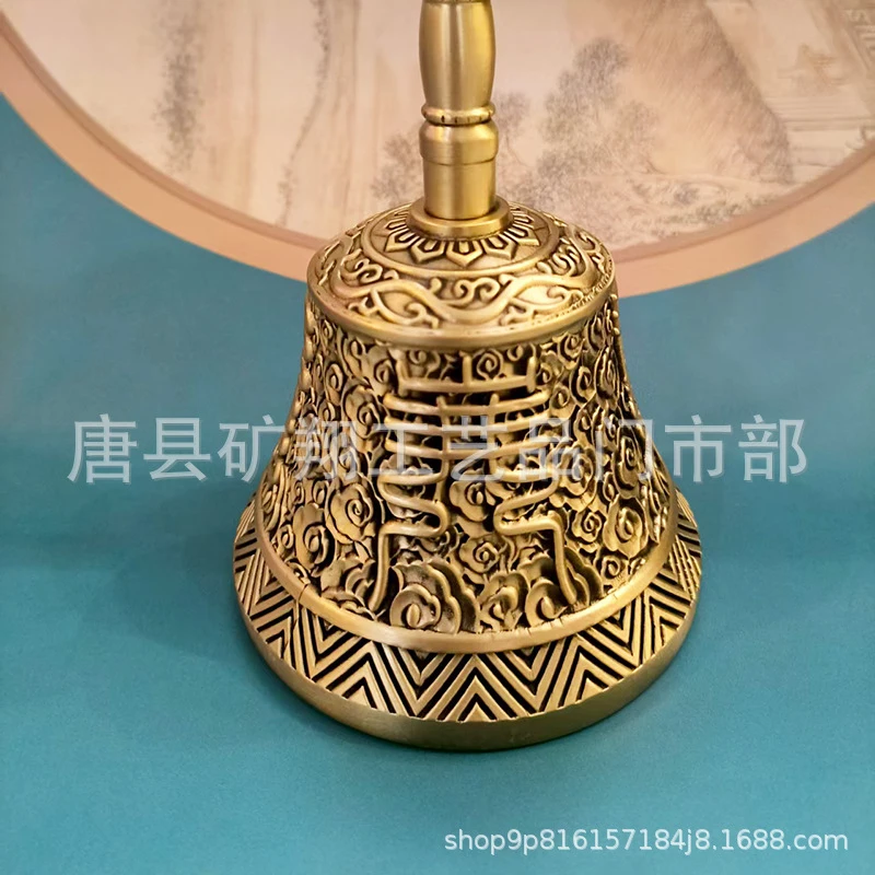 Brass , hand , Dharma , Taoist , three-pronged copper , Sanqing bell, metal craft