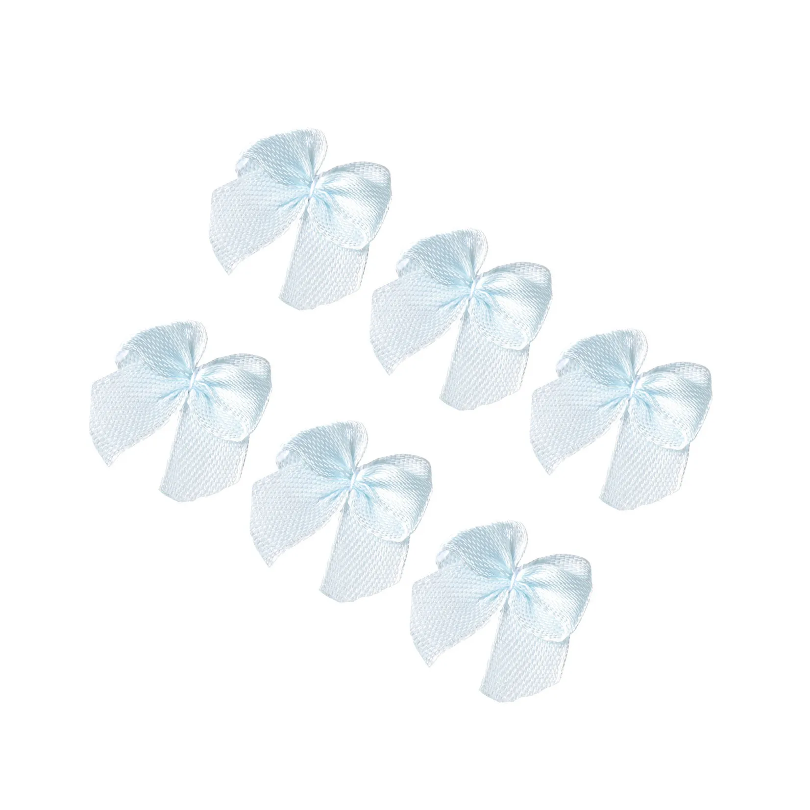 

100 Pcs Basket Bow Flowers Miss Stickers Ribbon Decorative Bows Hair Clip Craft Bowknot