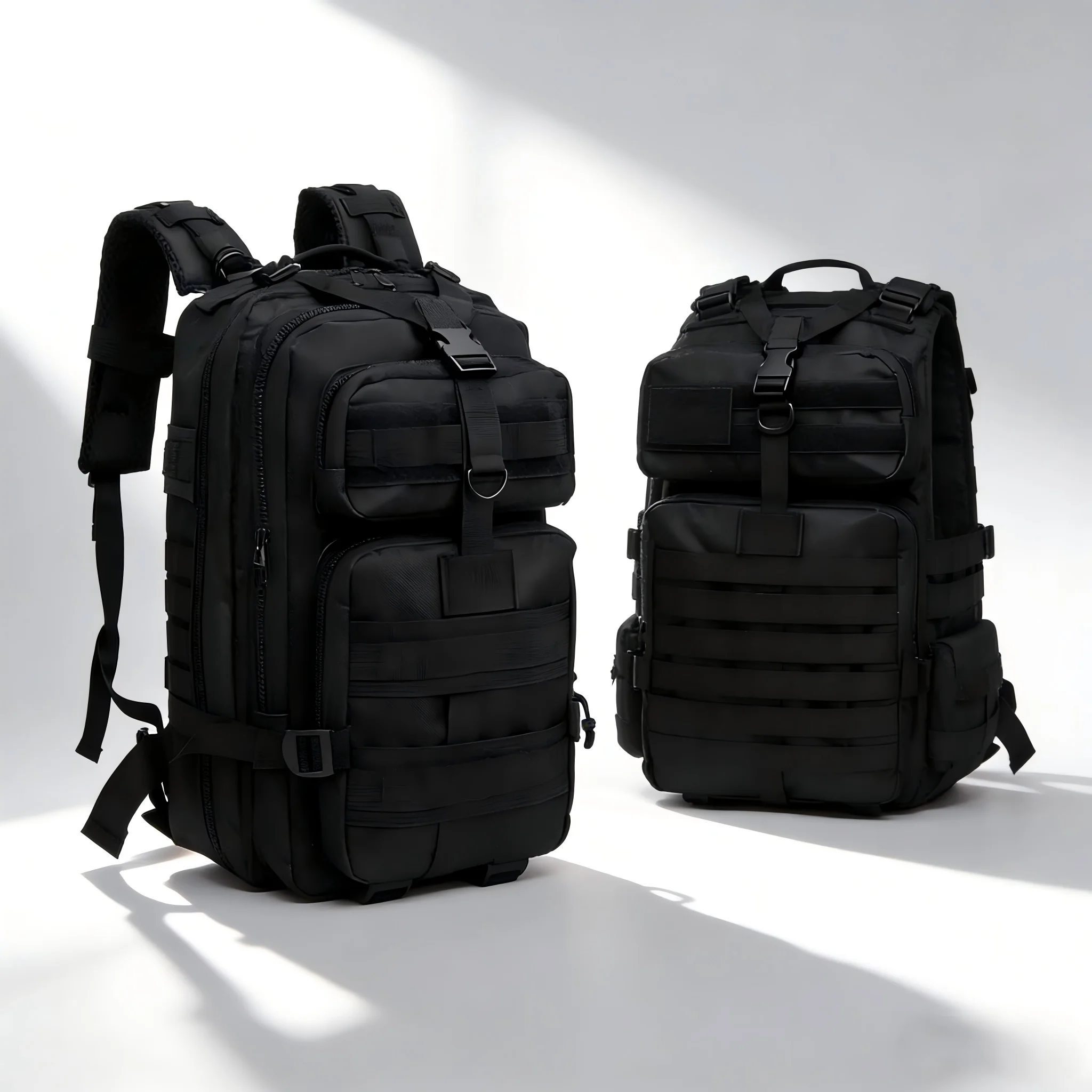 Mochila Impermeable de Nailon 1000D de 25L/50L para Senderismo, Pesca, Caza, Excursionismo, Deportes Tácticos, Camping