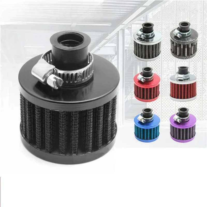 

Universal 12mm Air Filter for Motorcycle Cold Air Intake mushroom style High Flow Crankcase Vent Cover Mini Breather Filters