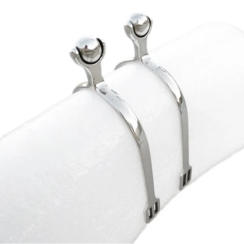 

ABHS-Шпоры из нержавеющей стали с шариком-роликом для мужчин и женщин Шпоры с шариками-роликами для лошадей, гладкая шея, мягкая нежная шпора