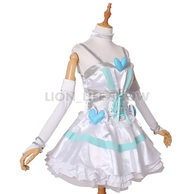 Panty & Stocking with Garterbelt Heroine Anarchy Stocking Angel Dress Uniform Cosplay Costume Custom Made Anarchy Stocking Wig