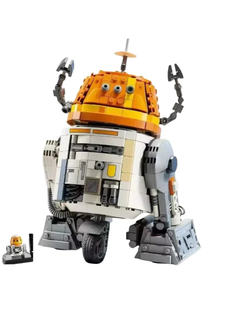 1039 ชิ้น 2025 ใหม่ 75416 หุ่นยนต์อัจฉริยะ C1-10P ชุดหุ่นยนต์ ตัวต่อบล็อก ของเล่นตัวต่อ รูปสัตว์เลี้ยงน่ารัก ของขวัญคริสต์มาส ของขวัญวันเกิด