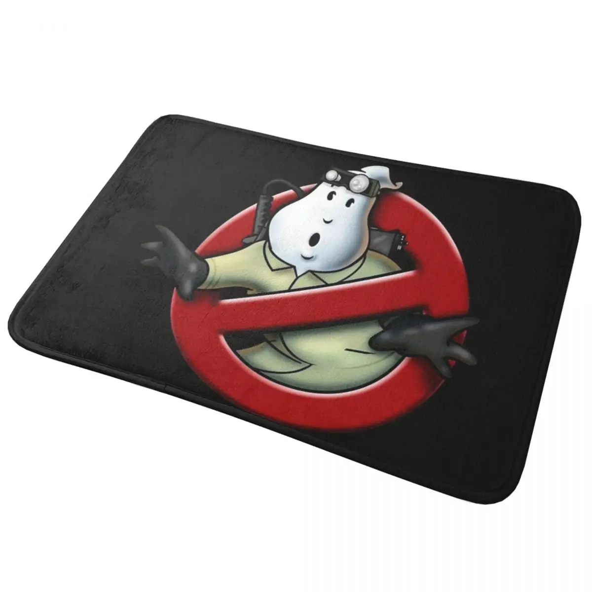 Die GhostBusters Logo Muster Anti-Rutsch-Fußmatte Bodenmatte Staubdichter Teppich Teppich für Küche Eingang Zuhause Schlafzimmer Fußpolstermatten