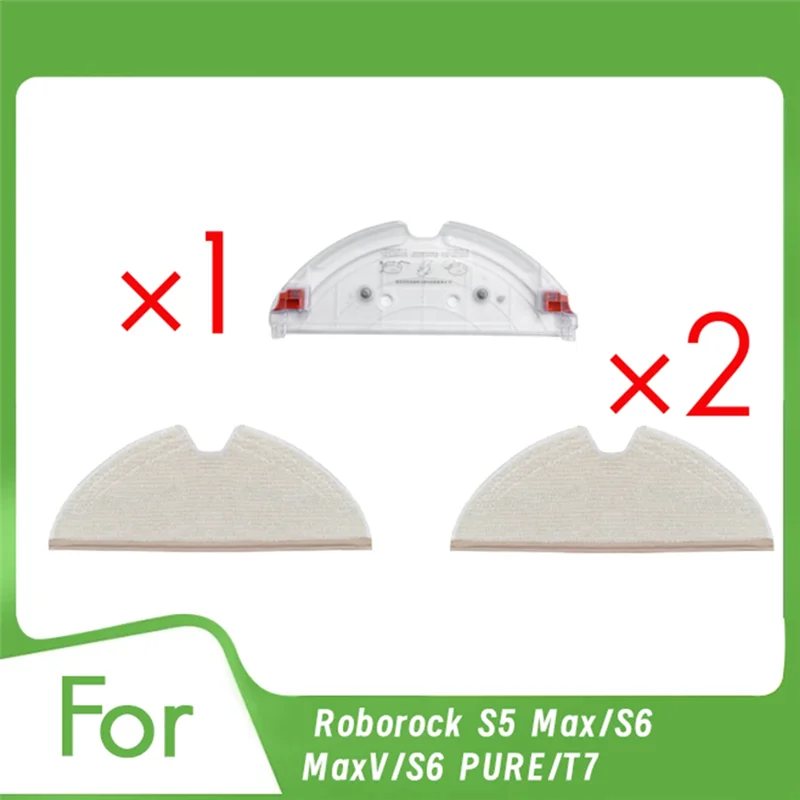 

Mop Holder With Pad Replacement For Roborock S5 Max/S6 Maxv/S6 PURE/T7 Vacuum Cleaner Cleaner Parts Replacement-A54Q