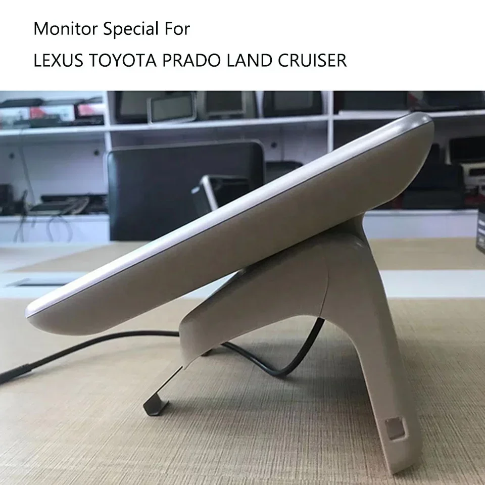 AZTON سيارة 11.6 بوصة عرض المقعد الخلفي أندرويد آيفون IOS شاشة تعمل باللمس لاند كروزر برادو لكزس LX570