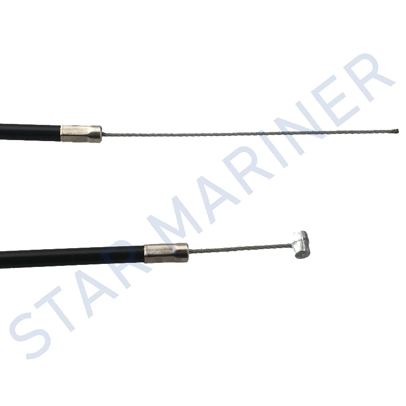 Cable de acelerador de acero inoxidable 6E0-26301 para Motor fueraborda Yamaha, 4HP, 5HP, Cable de mango de dirección 6E0-26301-01, 6E0-26301-00,