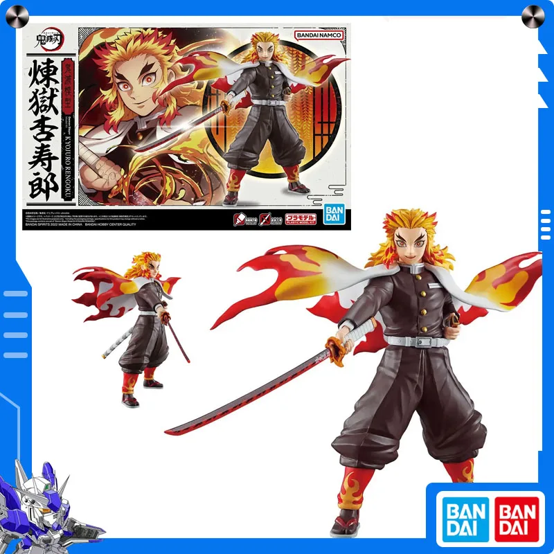 

Оригинальная сборная модель-фигурка Bandai Demon Slayer: Kimetsu No Yaiba Кёджуро Ренгоку, аниме-фигурка, коллекционный сувенир, подарок на праздник