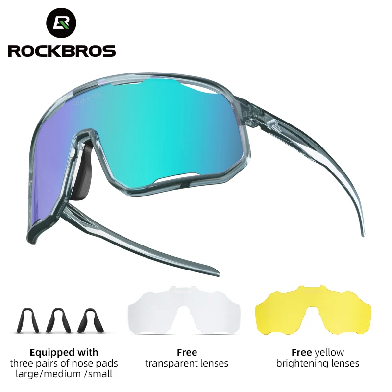 

ROCKBROS Cycling Glasses Photochromic Polarized Sunglasses MTB Road Bike Protection Eyewear Riding Driving UV400 Cycling Goggles