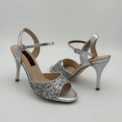 Nuove scarpe da ballo Tango Argentina scarpe da festa scarpe da sposa suola in pelle T6290SLSG tacco 9cm 7.5cm disponibile spedizione gratuita