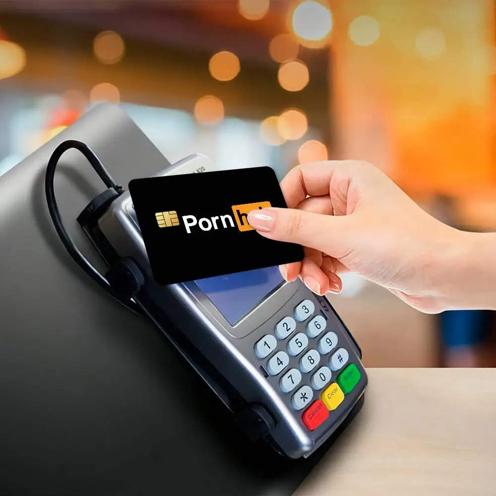 ملصقات جلدية لبطاقة الائتمان P-Pornhub المضحكة لبطاقة البنك والحافلة المتروية هدية مقاومة للماء