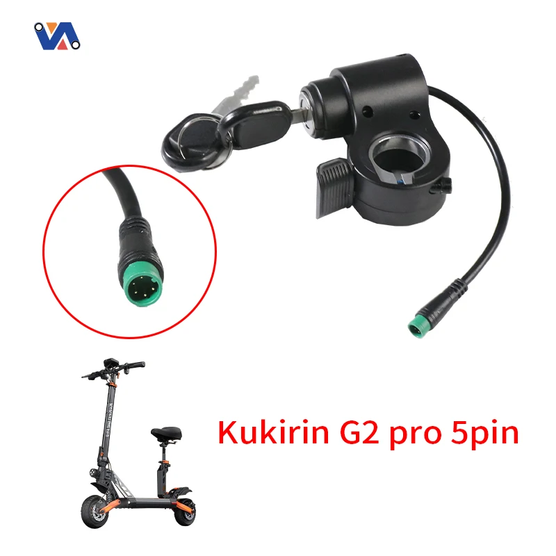 New Image Original Kukirin G2 Pro / G2 Max Electronic Lock Electric Scooter Skateboard Lock with Key Replacement