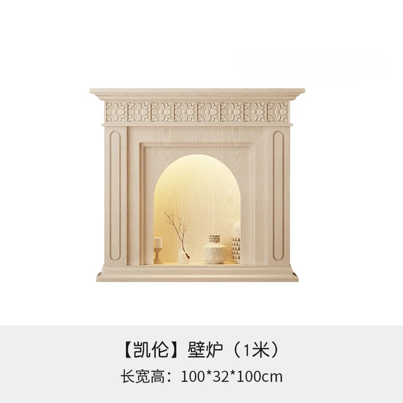 

Французский камин из цельного дерева, шкаф для сувениров, гостиная, ретро-входной шкаф