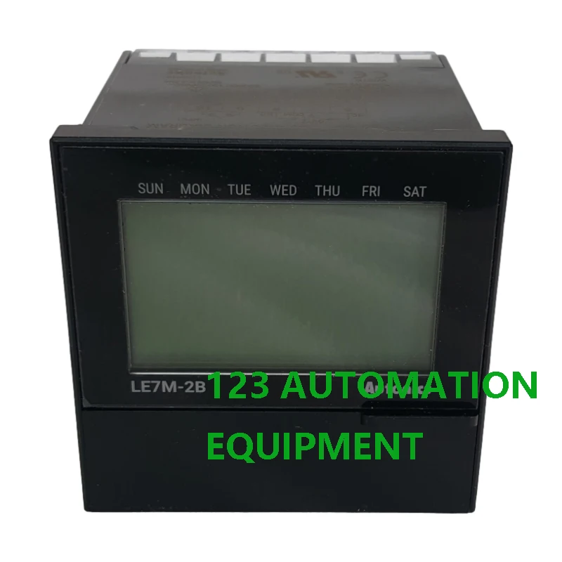 authentic timer rele ac temporizador semanal e anual novidades autonics le7m2b 01