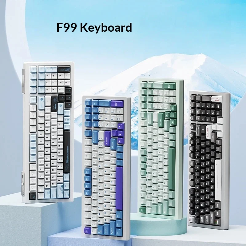 

Wolf Road F99 Customized Mechanical Keyboard Wireless Bluetooth Three Modes Rgb High Beauty Office Keyboard Gaming