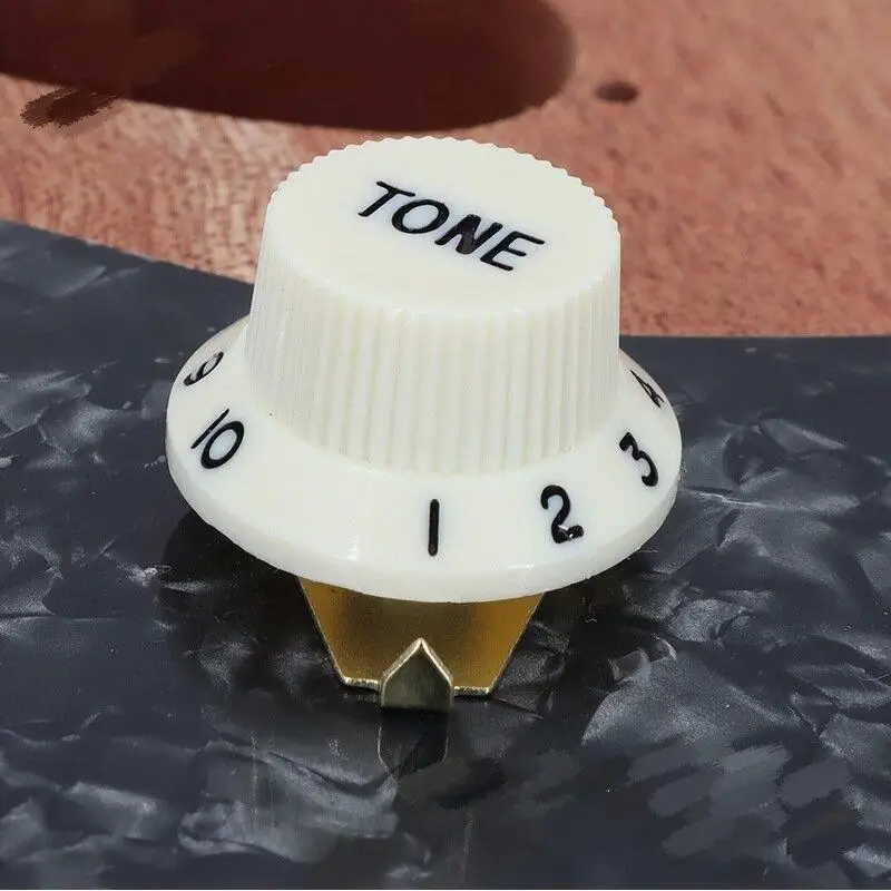 10Pcs Guitar Knobs Pointer Plates Pointer Indicator Washers For  LP Electric Guitars Accessories Part