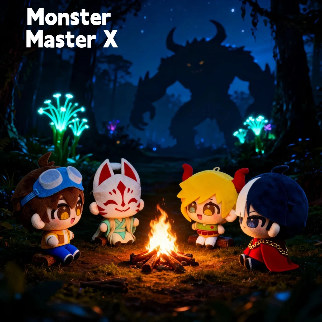 10cm Monster Master X Buburo Selina Dicky Layton Attribute Cotton Doll Decorative Backpack Pendant Game Fan Birthday Gift