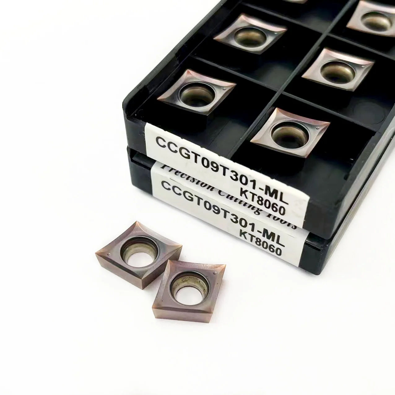 قاطع مخرطة CNC مع إدراج كربيد ، CCGT09T301 ، CCGT09T302 ، CCGT09T304 ، KT8060 ، CCGT09T301 ، CCGT09T304 ، أداة تحويل ، CCGT ، جودة عالية