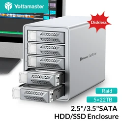 Yottamaster 2/4/5Bay RAID USB3.0 5Gbps 2.5/3.5