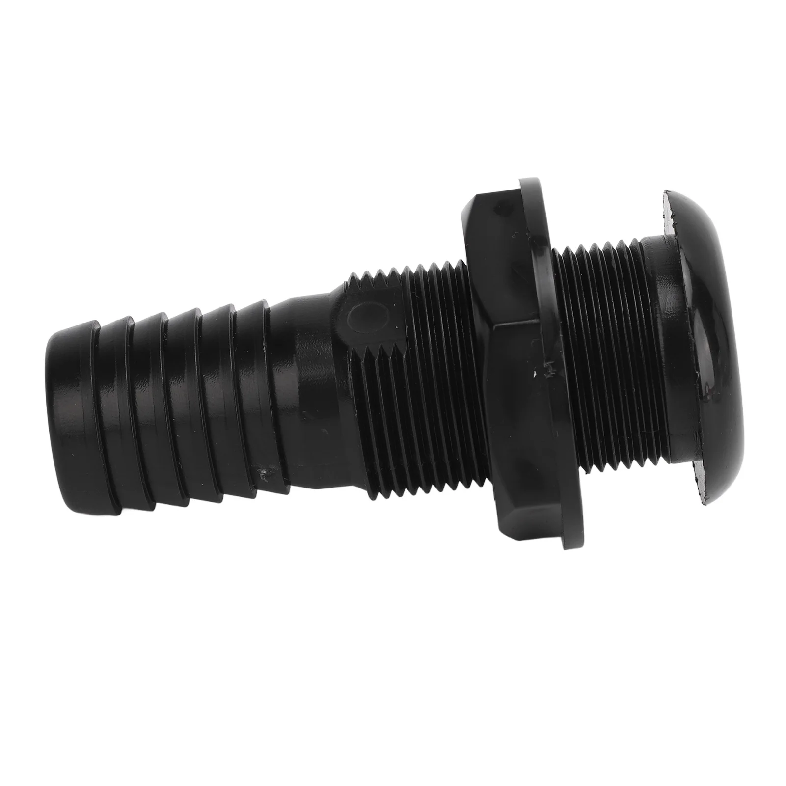 Boat Through Hull Connector 29mm Outlet Smooth Drainage Straight Drain Outlet Fittings Boat Plumbing Fittings