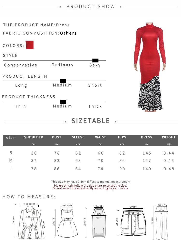 Weird Puss Leoparden-Patchwork-Langes Kleid für Damen, Herbst-Trend, O-Ausschnitt, lange Ärmel, hohe Taille, figurbetont, pfirsichfarben, eleganter Stil, Vestidos – Detail 1