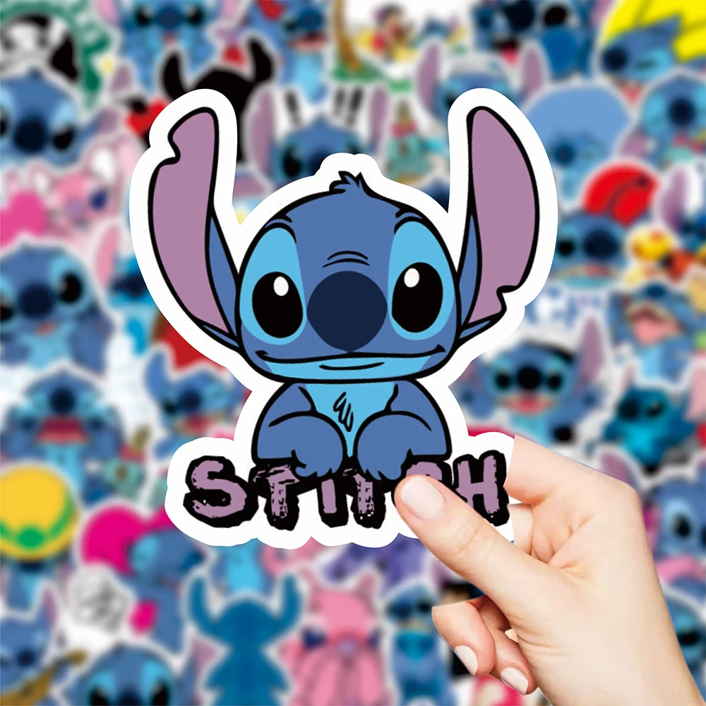 

10/30/50/100pcs Disney Anime Cute Stitch Stickers Cartoon Waterproof Decals DIY Notebook Phone Suitcase Graffiti Sticker Packing