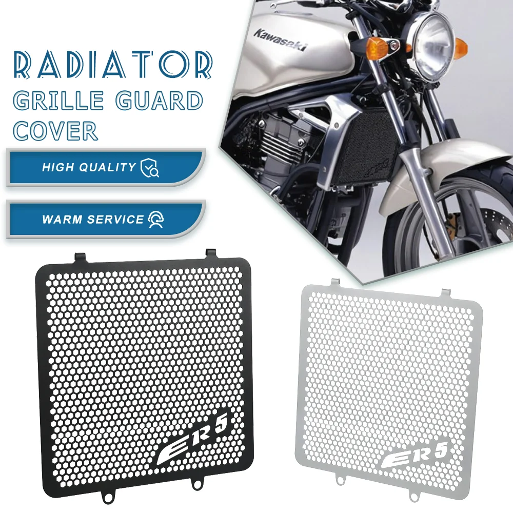 

ER 5 Motorcycle Accessories For Kawasaki ER-5 ER5 1997-2006 2005 2004 2003 2002 2001 2000 Radiator Grille Guard Protector Cover