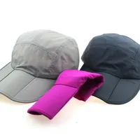 Unisex Outdoor Sports Quick-dry Foldable Sun Hat Summer Baseball Cap Logo Customizable