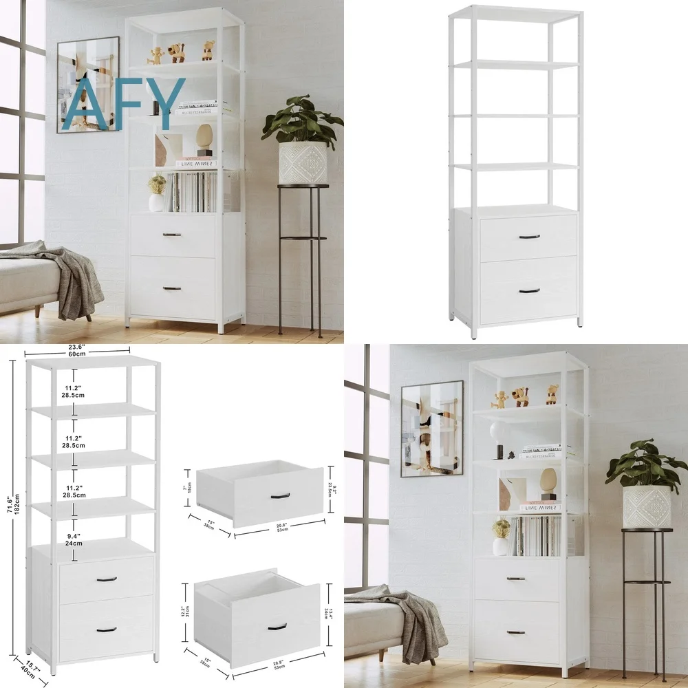 Modern Bookshelf with Locker for Living Room Bedroom Display Stand Factory Customized Overseas Hot Selling Storage Shelf Home