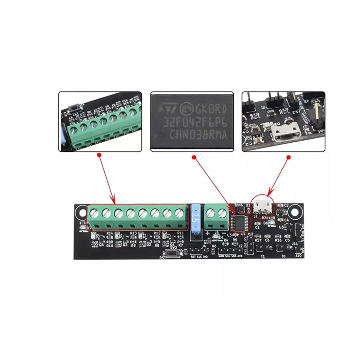 ~【On Sale】DIY Expander Expansion Board Expander Board 3D Printer Parts Klipper Expander Expansion Board for 2.4 Voron2 V2.4