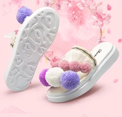 DIY Hand Knitting Materials Slippers Rubber Outsoles for Shoes Platform Anti-Slip Crochet Needles Indoor Slippers Sole