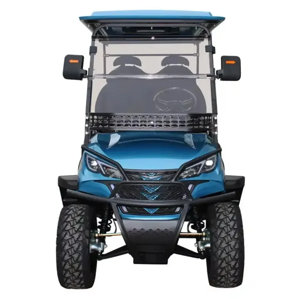 Golf Cart, 48V Li-ion Battery Electric Multifunctional Six-Seater, Hunting Cart, Golf Cart Accessories for Golf Courses