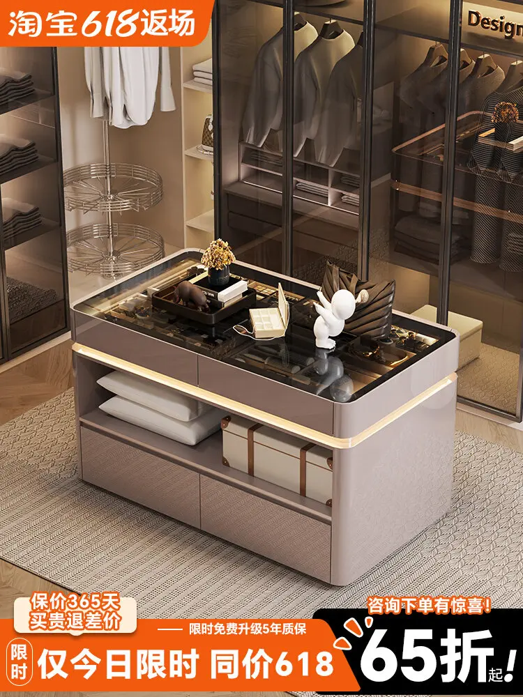cloakroom Nakajima cabinet Master bedroom Storage cabinet Italian simple jewelry display cabinet Jewelry chest Nakajima Taiwan