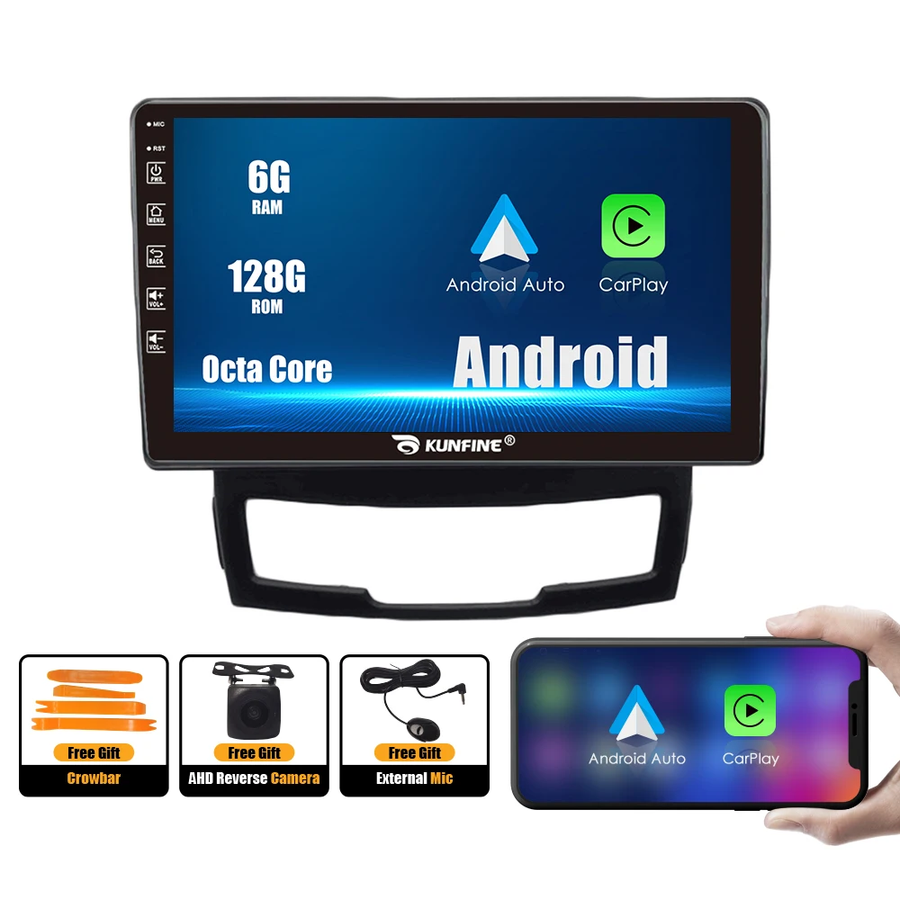 

2Din Android Car Radio For Ssangyong korando Car Stereo GPS Navigation Video Player Carplay Android Auto BT WIFI 4G Headunit