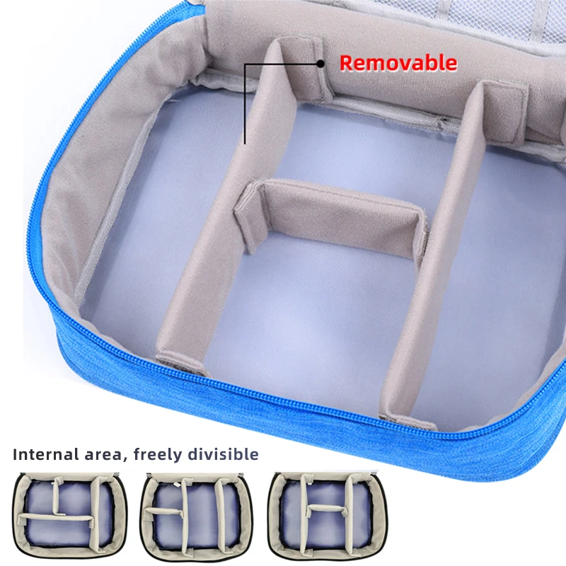 For Recaro Racing Car Storage Bag USB Charging Cable Organiser Portable Waterproof Digital Protective Case Storage Accessories