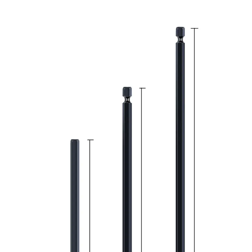 3/4PC Hexagonal Quick Release Self-locking Extension Rod Electric Drill Driver Quick Transfer Rod Screwdriver Extension Rod Tool