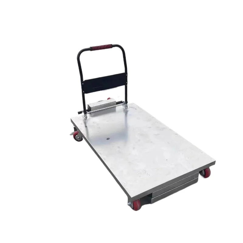 

Truck Electric hydraulic lift cart Portable loading and unloading flatbed folding
