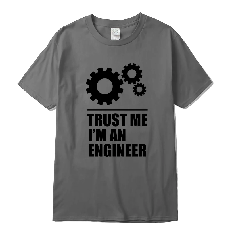 Xin  Men's 100% Cotton T-Shirt Trust Me I AM a Custom Hand-Painted Design Unique Fashion Casual Wear