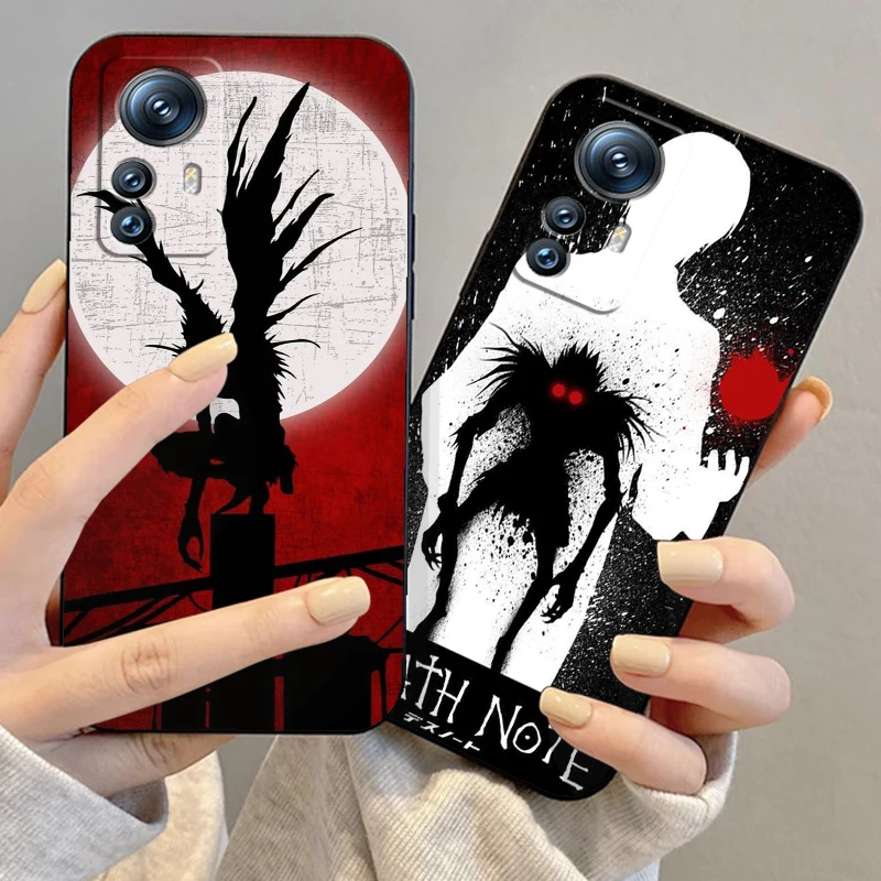 Anime D-Death N-Note Apple For Xiaomi Mi 14 13T 13 12T 12 11T 11i 11 10T 10 Pro Lite Ultra 5G Black Cover Phone Case