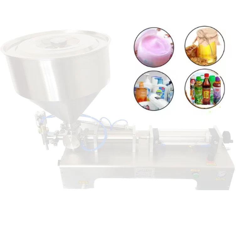 ماكينة تعبئة جل مربى زبدة الفول السوداني 110 فولت 220 فولت ماكينة تعبئة معجون المكبس الهوائي #1
