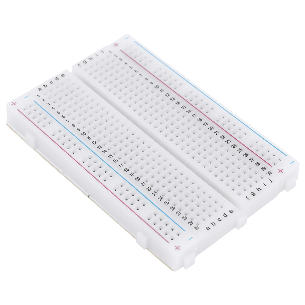 400 Tie Points Solderless PCB Breadboard Spliceable Mini Universal Test Protoboard for Experiment Test Robot DIY Kit