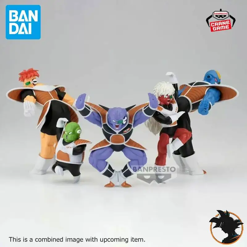 

Оригинальные фигурки Bandai Banpresto Dragon Ball Solid Edge Works: Гинью, Реком, Буртер, Джейс, Гулдо. Аниме-фигурки, игрушки для детей, подарок.