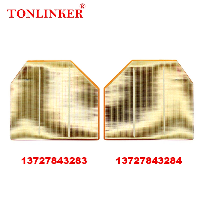 TONLINKER Air Filter 13727843283 13727843284 For Bmw M2 F87 F22 3.0L S55B30 Model 2018 2019 2020 2021 2022-Now Car Accessories