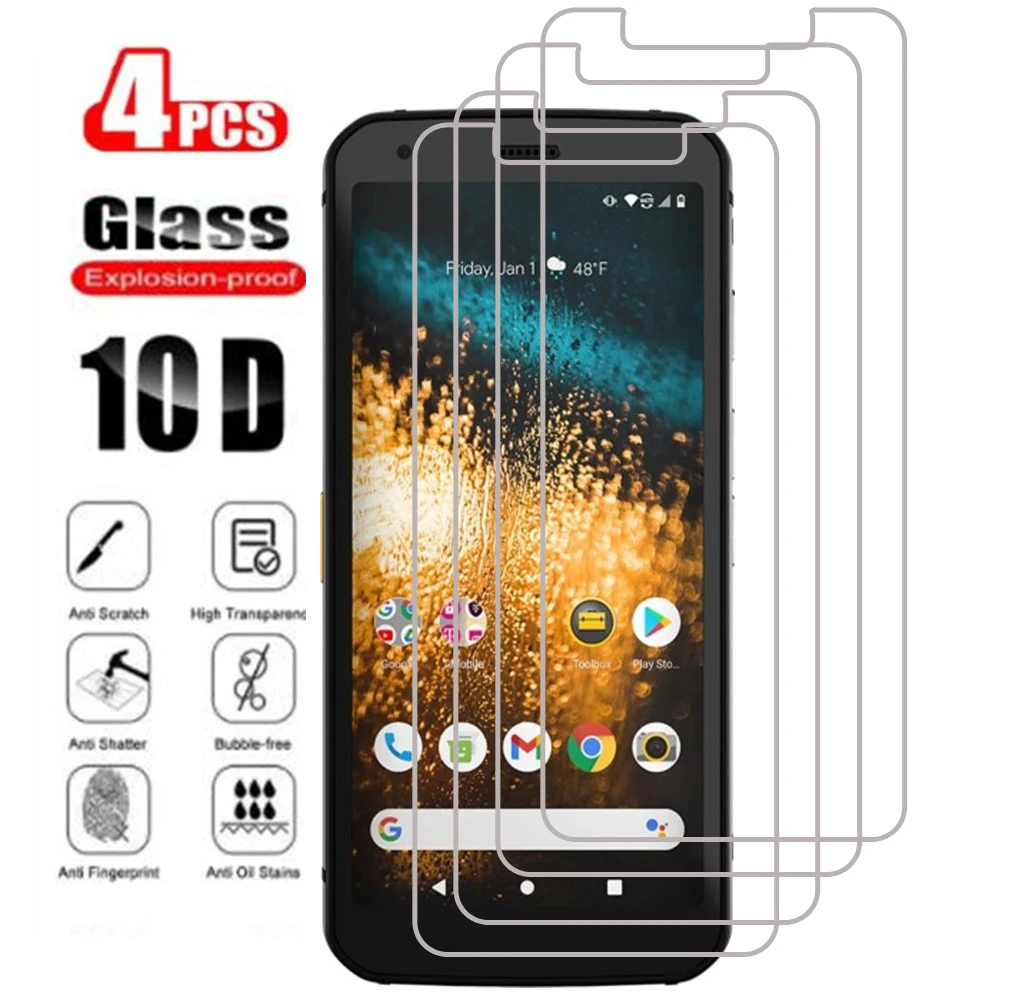 4Pcs For Caterpillar CAT S62 Pro S61 S60 S52 S42 S31 S32 Tempered Glass Screen Protector Protective Film For Caterpillar S62