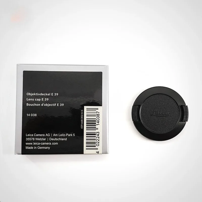 

Original FOR Leica e39mm Front Lens Cap E39 for M35/2 M M28/2.8 Series 14038