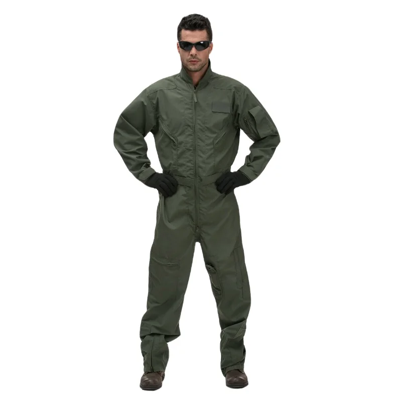 

compliant flame retardant and anti-static safety clothing for airline pilots in flight uniforms